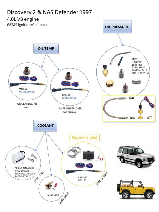Land Rover Discovery 2 4.0 V8 (Stick-Manual) for EMS3