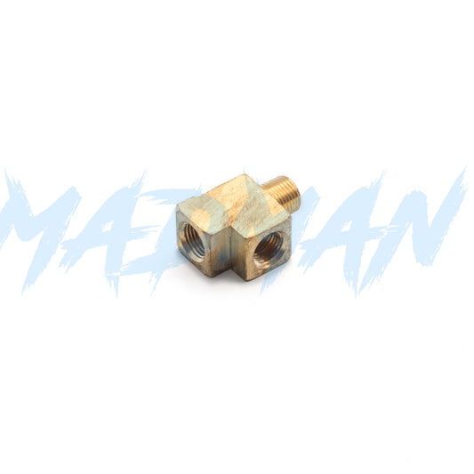 1/8 NPT Brass Running Tee