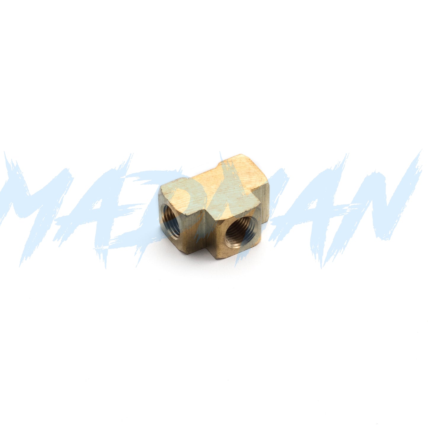 1/8 NPT Brass Straight Tee
