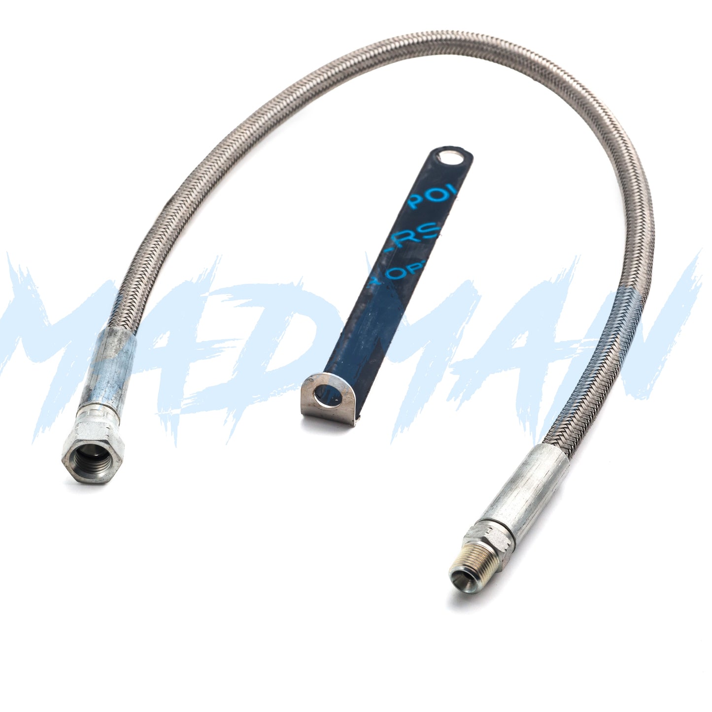 Teflon Extension Hose 7/16 JIC to 1/8 NPT 560mm (22")