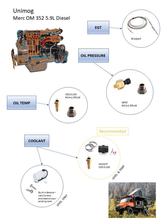 Madman EMS3 Unimog OM352 5.9L Kit